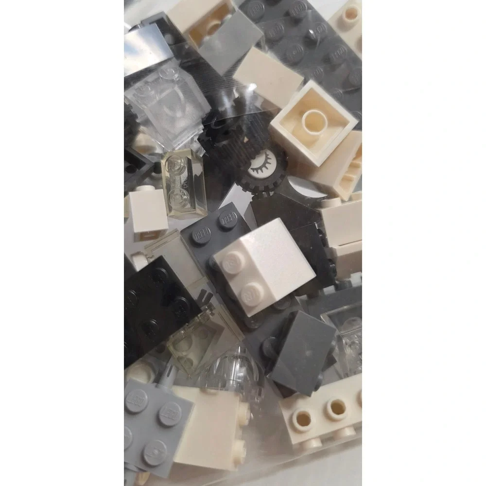 LEGO Creator Sealed Internal Parts Bag Gray White Tires Printed 2012 2.2 oz‎